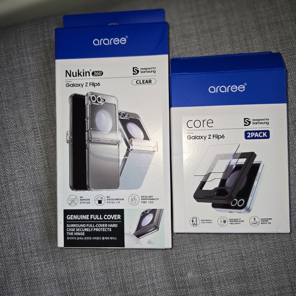 araree Clear Full-Cover Case for Galaxy Z Flip6 - Clear